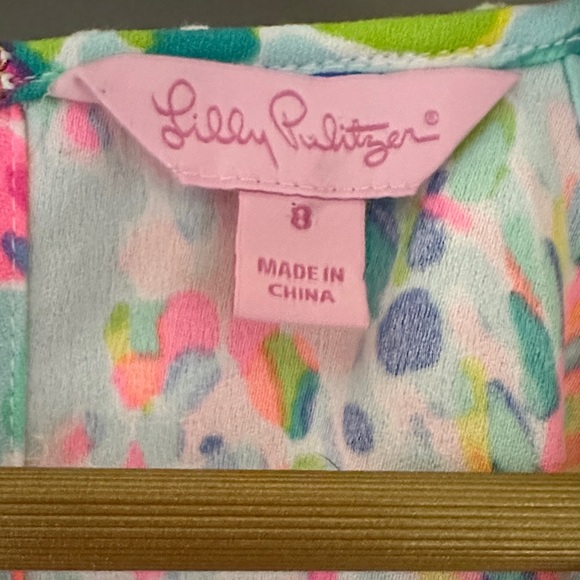 Lilly Pulitzer Pearl Soft Shift Dress – “Catch The Wave” Print Halter Mini - Picture 3 of 6